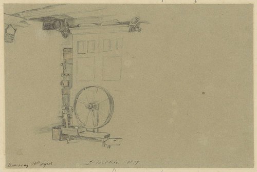 Interieur van een boerenvertrek te Munarey