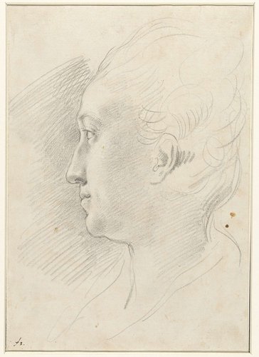 Profielportret van een dame