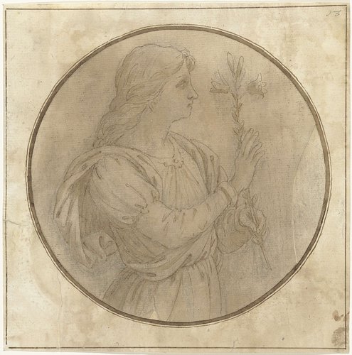 Engel van de Annunciatie by anonymous