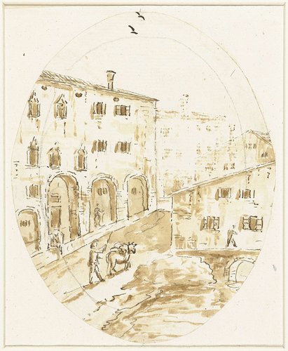 Gezicht in Venetië