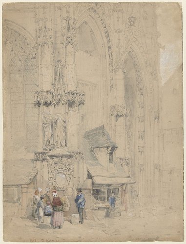 Fontaine S. Maclou, tegen de S. Maclou te Rouaan