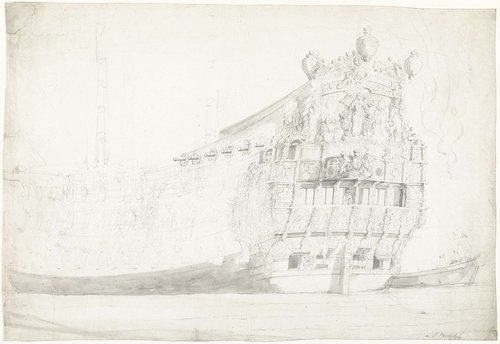 Het Engelse oorlogsschip St. Michael