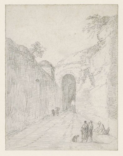 De Posilippo bij Napels by Georges Michel