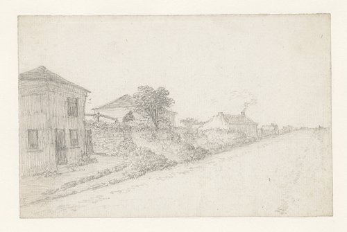 Boerderij in een omheining