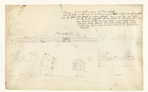 Schetsen in en bij het fort van Babahan