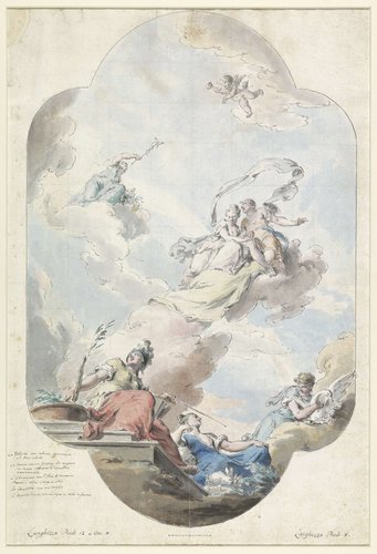Design for a Ceiling Painting with a Nuptial Allegory