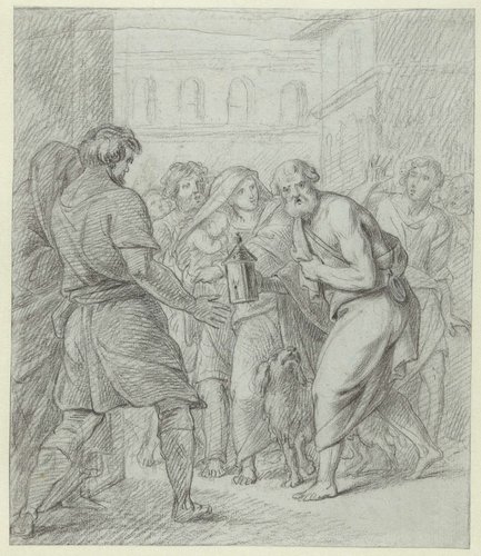 Diogenes met de lamp by anonymous