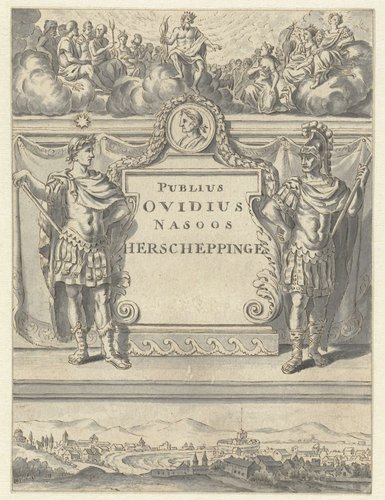 Titelpagina van 'Publius Ovidius Nasoos Herscheppinge' by anonymous; Abraham Bloteling