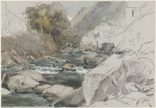 Gezicht te Lynmouth, Devon