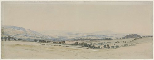 Heuvellandschap in Northumberland