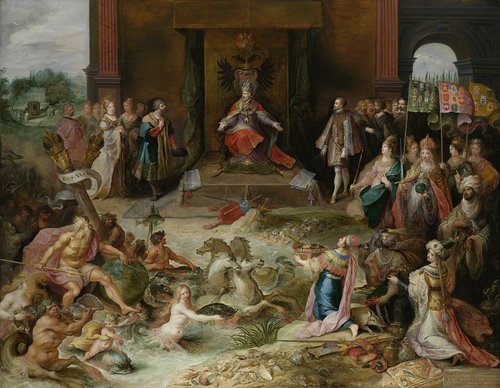 Allegory on the Abdication of Emperor Charles v in Brussels