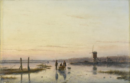 IJsgezicht met molen