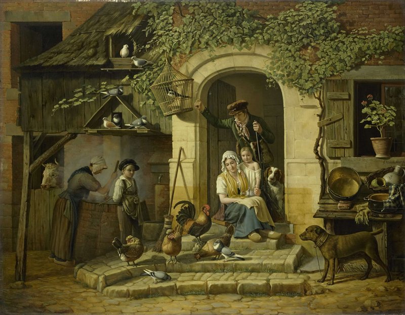 The Home of a Hunter by Henri Voordecker
