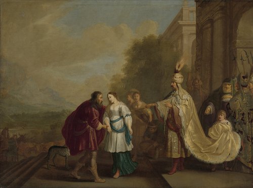 Pharaoh Gives Sarah Back to Abraham by Isaac Isaacsz