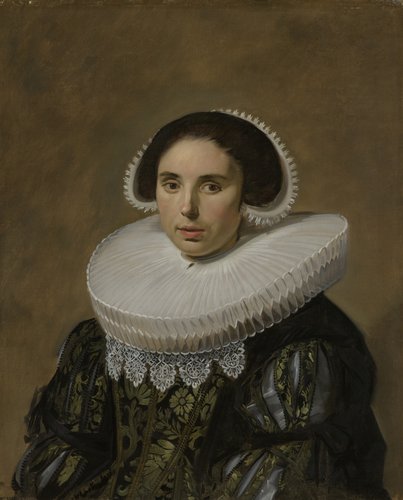 Portrait of a Woman, possibly Sara Wolphaerts van Diemen (1594-1667), second Wife of Nicolaes Hasselaer