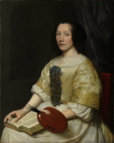 Portrait of Maria van Oosterwijck (1630-1693)
