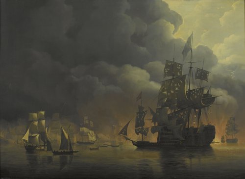 Four Episodes during the Presence of the Anglo-Dutch Fleet in the Bay of Algiers, 26 to 27 August 1816