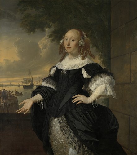 Geertruida den Dubbelde (1647-84). Echtgenote van Aert van Nes
