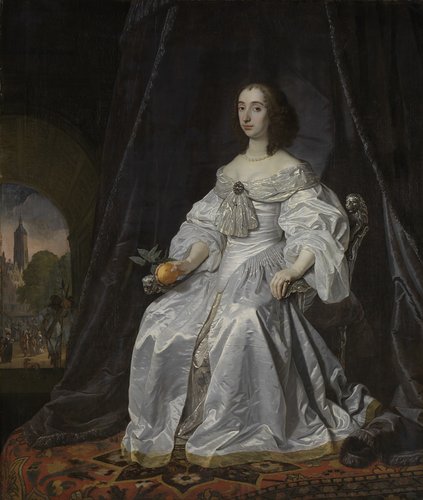 Portret van prinses Maria Stuart (1631-1660), weduwe van Willem II, prins van Oranje