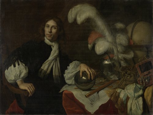 Posthumous Portrait of Aucke Stellingwerff, Admiral of Friesland, Killed in 1665 at Lowestoft by a Cannonball