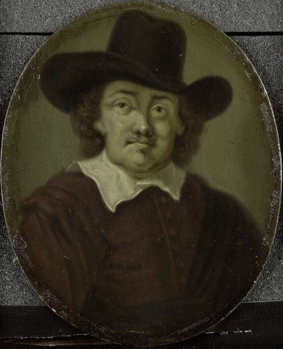Portrait of Jeremias de Decker, Poet in Amsterdam