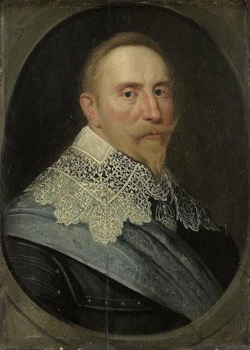 Portret van Gustav II Adolf (1594-1632), koning van Zweden