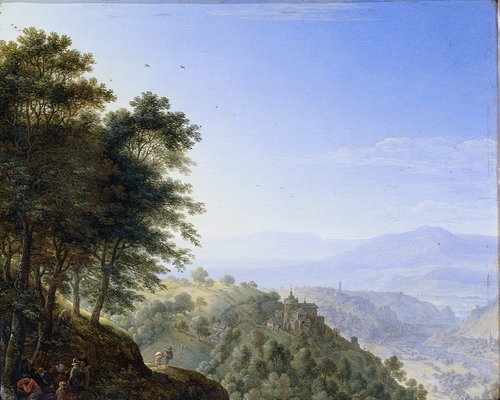Berglandschap bij Boppard aan de Rijn