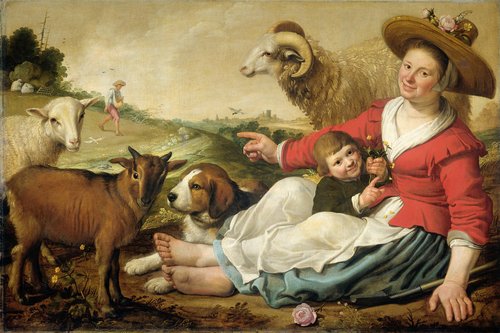 De herderin