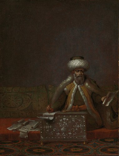 De reis effendi, hoofd van de kanselarij