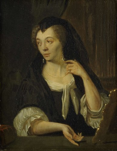 Anna de Hooghe (1645-1717). The Painter's fourth Wife
