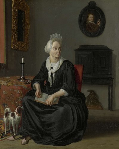 Anna de Hooghe (1645-1717). The Painter's fourth Wife