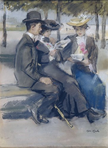 In the Bois de Boulogne near Paris