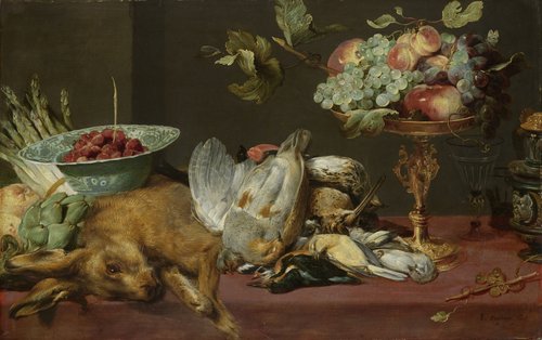 Still Life with Dead Game, Fruit and Vegetables