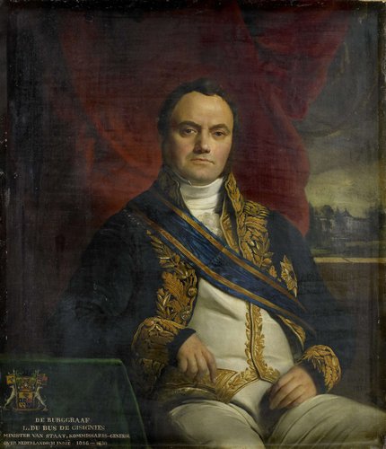 Léonard Pierre Joseph Burgrave du Bus de Gisignies (1780-1849). Commissaris-generaal (1826-30)