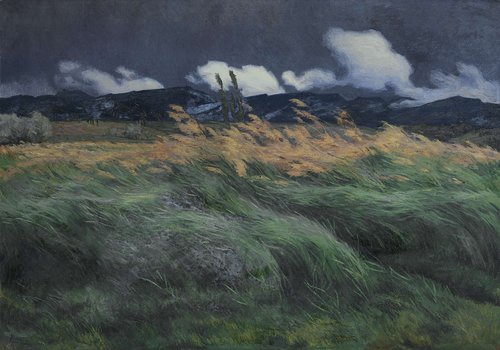 Landschap by Louis Patru