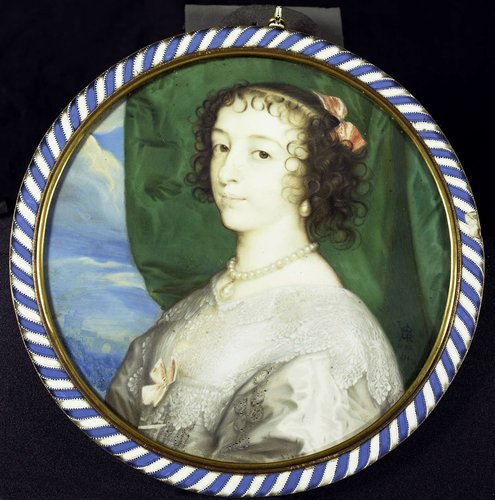 Henriëtte Maria van Frankrijk (1609-1669). Echtgenote van Karel I van Engeland
