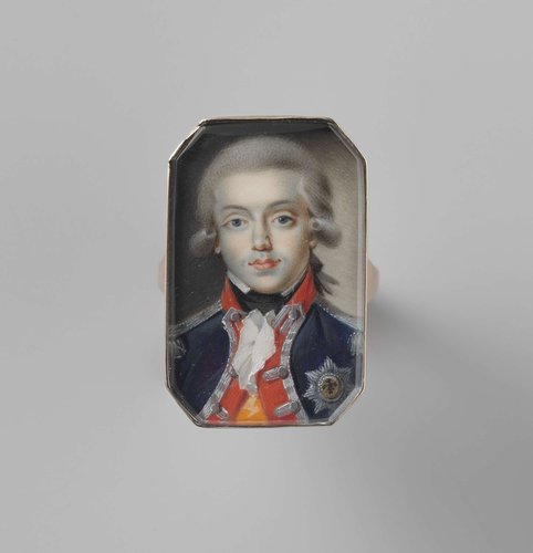 Ring met portret van Willem George Frederik, prins van Oranje-Nassau by anonymous