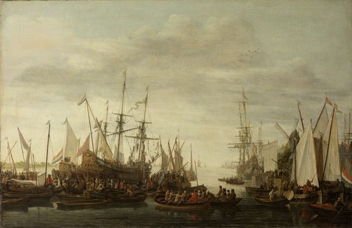 Een kielhaling, volgens de onwaarschijnlijke overlevering van de scheepschirurgijn van admiraal Jan van Nes
