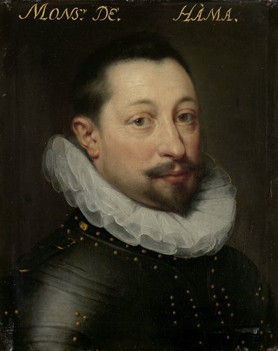 Portrait of Charles de Levin (?-1592), Lord of Famars, Forimont and Lousart