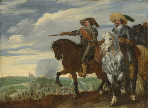 Frederik Hendrik en Ernst Casimir bij het beleg van Den Bosch