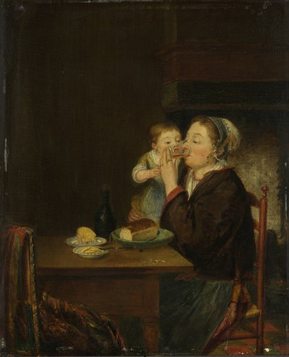 Een moeder met haar kind