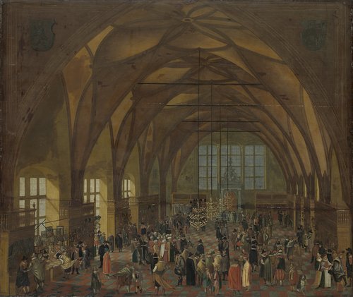 The Interior of the Vladislav Hall, Prague