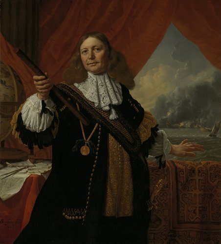 Johan de Liefde (ca. 1619-73). Vice-admiraal