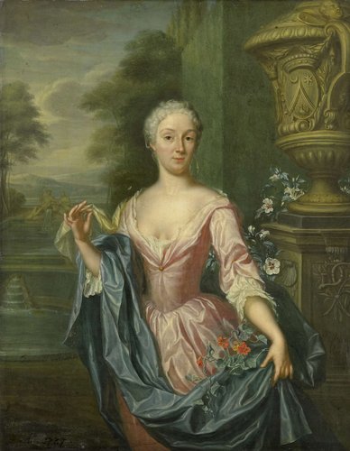 Claudine van Royen (geb 1712). Echtgenote van Pieter Teding van Berkhout