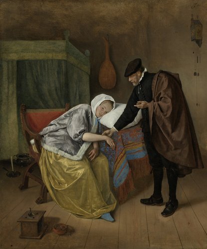 The sick woman