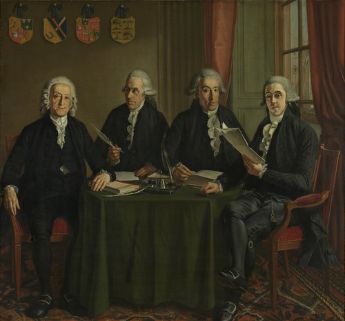 The Four Chief Commissioners of the Amsterdam Harbor Works