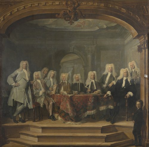 Regents of the Aalmoezeniersweeshuis Orphanage in Amsterdam, 1729