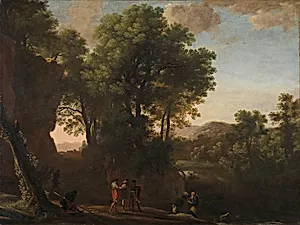 Landscape with the baptism of the eunuch