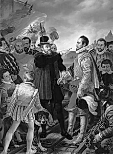 Philip II, King of Spain, Reproaches William I, Prince of Orange, in Vlissingen upon his Departure from the Netherlands in 1559