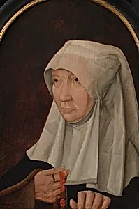 Portrait of Jacomina Claesdr van Ruyven (died 1509), Wife of Arent Franckensz van der Meer